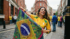 Brazil Flag Scarf