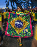 Brazil Flag Scarf