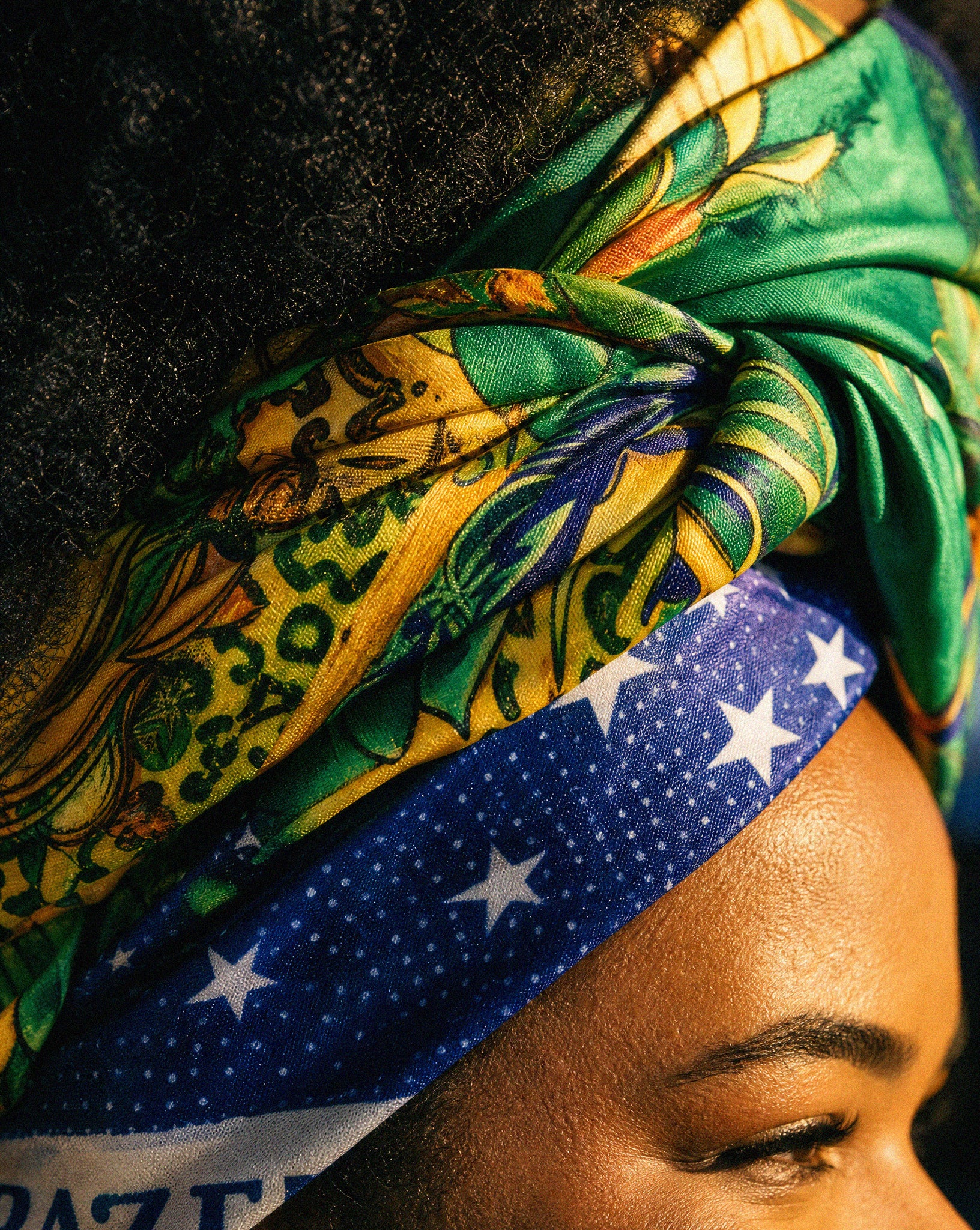 Brazil Flag Scarf