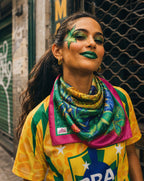 Brazil Flag Scarf